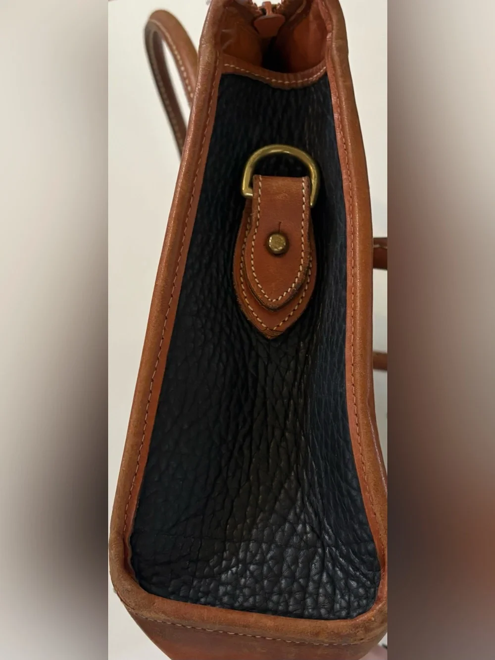 Dooney & Bourke vintage all weather leather satchel purse bag